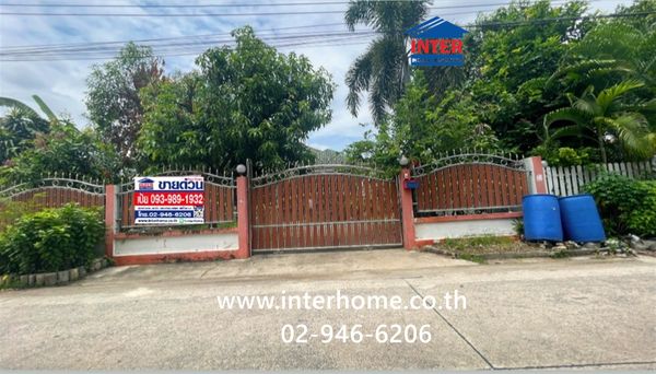 Single house, 1 floor, 100 sq m. Single house, Soi Iyara 6/1, Khlong Luang Road, Thepkunchorn 2 Road, Khlong Luang, Pathum Thani.