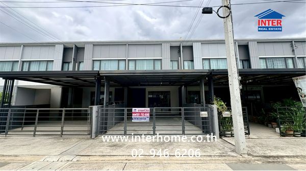 Townhouse, 2 floors, 22.2 sq m, Pleno Village, Ramintra - Chatuchot, Soi Kanchanaphisek 3, Thai Raman Road, Kanchanaphisek Road, Khlong Sam Wa District, Bangkok.