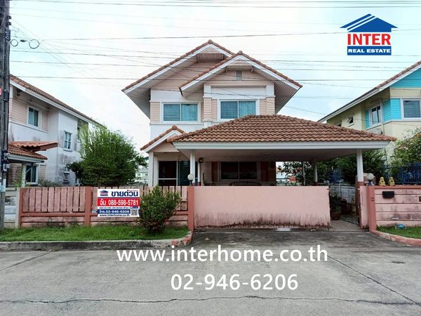บ้านเดี่ยว 2 ชั้น 58.4 ตร.ว. หมู่บ้านเครือวัลย์พาร์ค สุวินทวงศ์-สุวรรณภูมิ ใกล้แยกหนองจอก ซอยสุวินทวงศ์64 ถนนฉลองกรุง ถนนสุวินทวงศ์ เขตหนองจอก กรุงเทพมหานคร