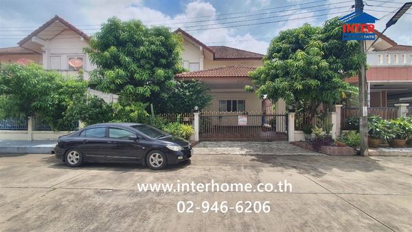 2-story detached house, 52 sq m, Prapawan Home Village, Romklao 2, Soi Bueng Khwang, Suwinthawong Road, Ramkhamhaeng Road, Min Buri District, Bangkok