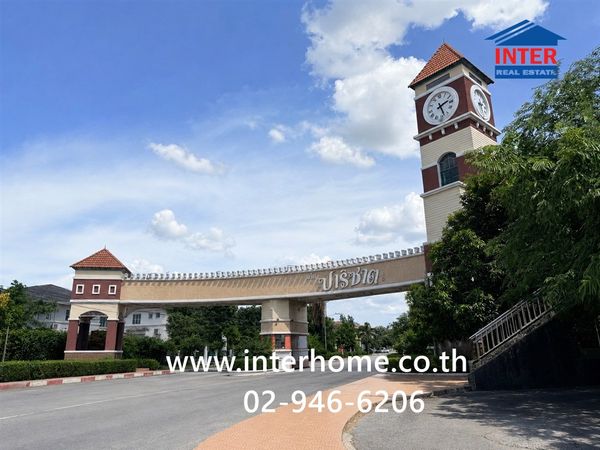 2-story detached house, 70 sq m, Parichat Village, 345 Soi Parichat Village. Road number 345 Nonthaburi-Bang Bua Thong Bridge Road Mueang Pathum Thani, Pathum Thani