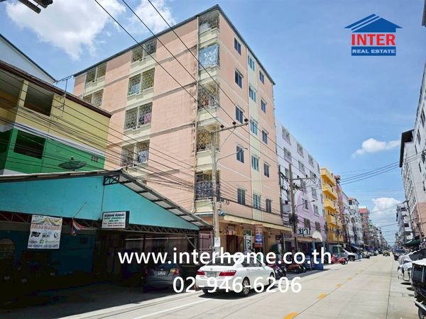 Apartment, 6 floors, 60 sq m, Eua Angkun, dormitory near Nava Nakorn Industry. Soi Nakhon Chai Mongkol Villa 2, Phahon Yothin Road, Khlong Luang, Pathum Thani