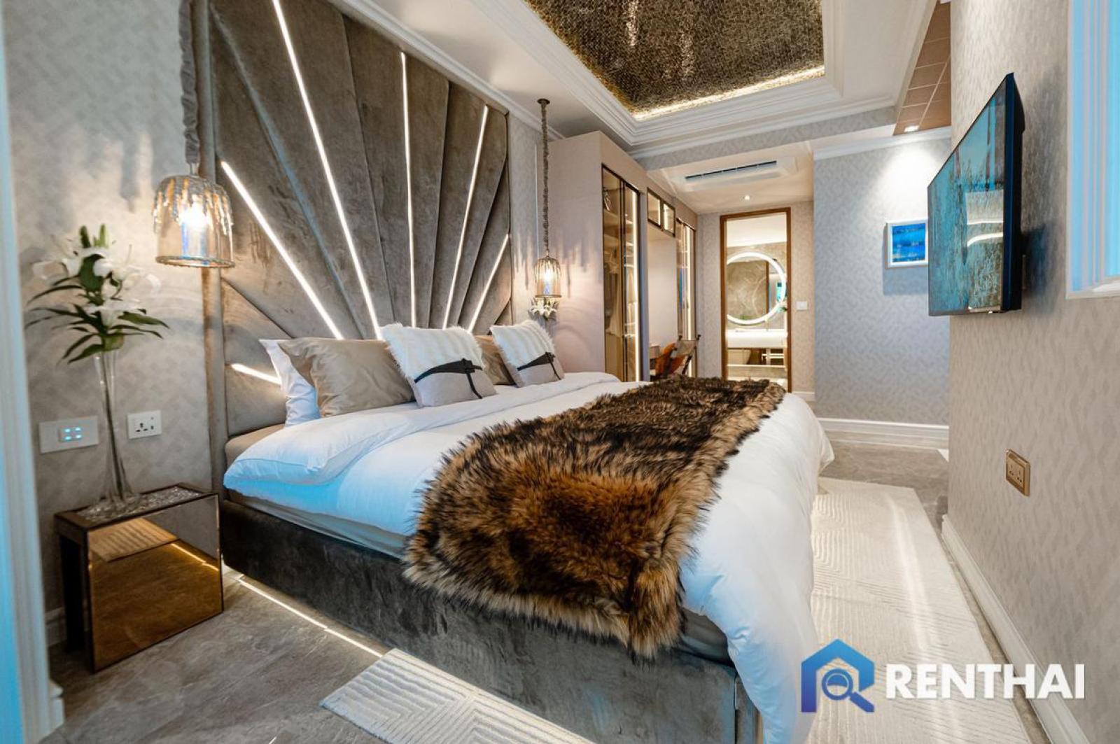 คอนโดอัลตร้าลักชัวรี่ 3 ห้องนอน The Riviera Malibu พัทยา เฟอร์ครบ | ห้องหายาก โควต้าต่างชาติ บนทำเลพรีเมียมพระตำหนัก