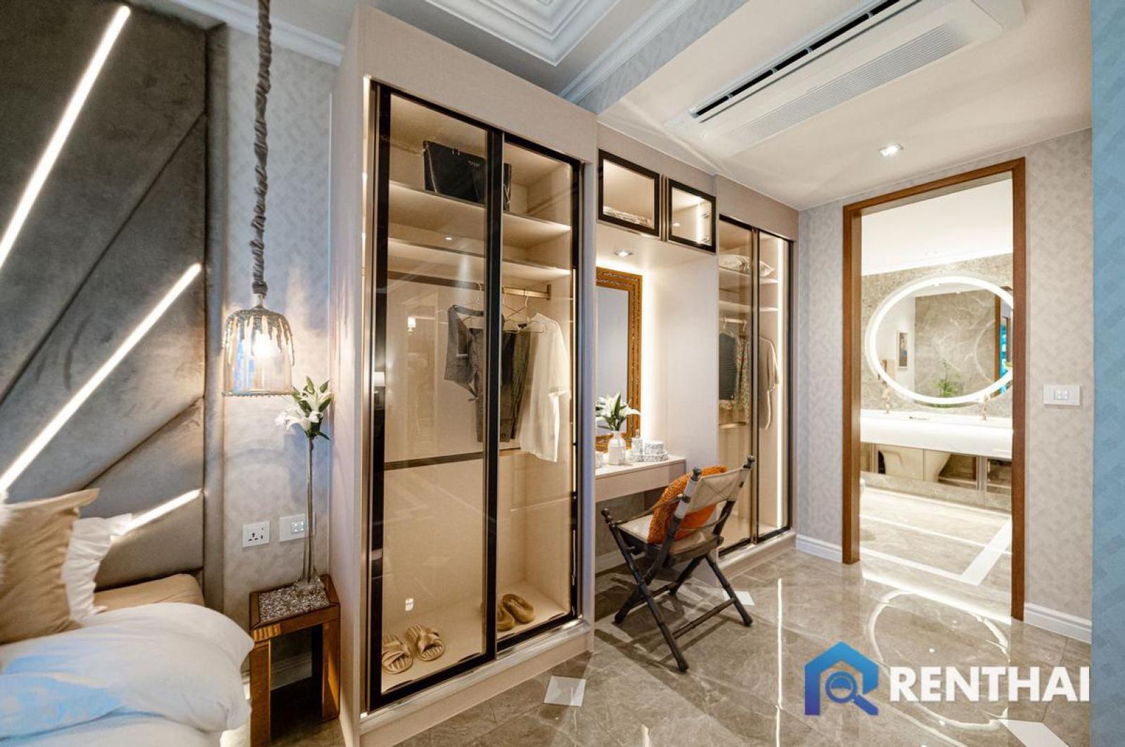คอนโดอัลตร้าลักชัวรี่ 3 ห้องนอน The Riviera Malibu พัทยา เฟอร์ครบ | ห้องหายาก โควต้าต่างชาติ บนทำเลพรีเมียมพระตำหนัก – รูปที่ 3