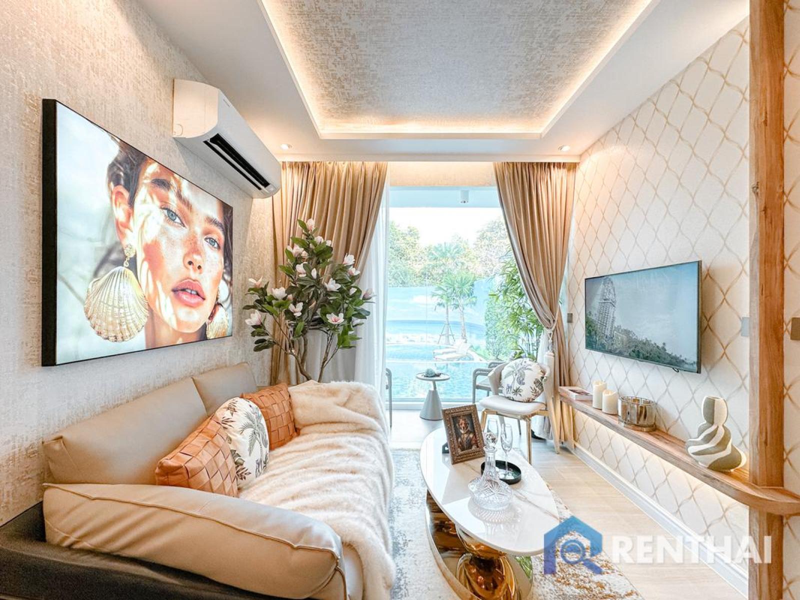 For sale  sea view unit The Riviera Santa Monica 1 bedroom 35 sqm