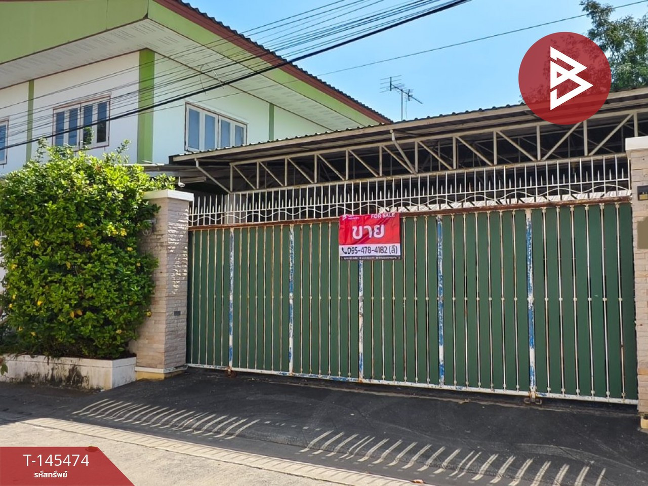 For sale/rent single house with factory, area 2 ngan, Tha Sai, Nonthaburi. For sale/rent single house with factory, area 2 ngan, Tha Sai, Nonthaburi.