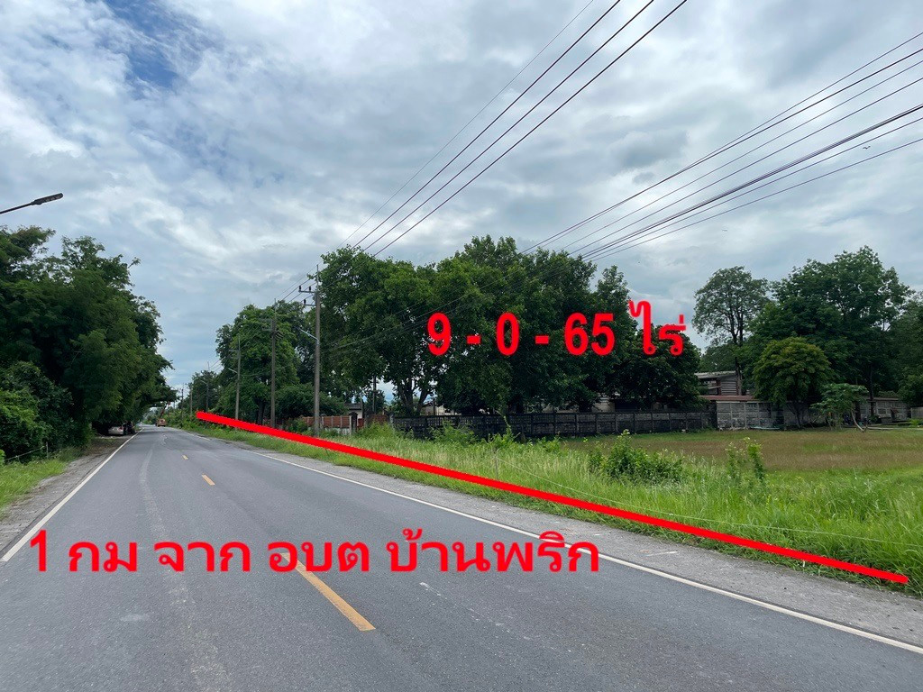 ขายถูกมาก ที่ดินพร้อมโกดังใหญ่ 3 หลัง เนื้อที่ 9 ไร่เศษ ห่าง อบต.บ้านพริก เพียง 1 กม.  – รูปที่ 3