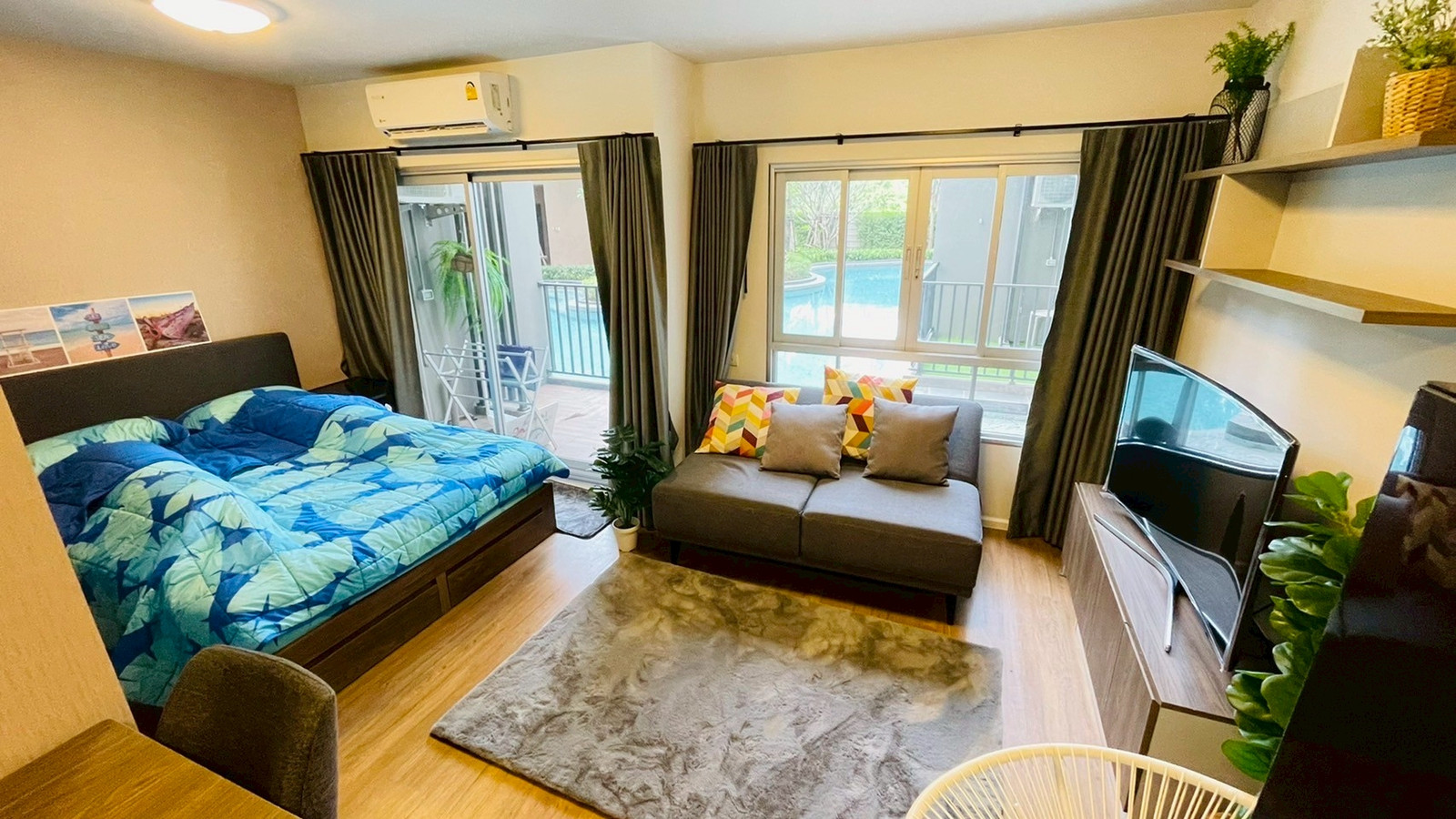 **DCondo Bliss Laem Chabang – 29.52 sq.m. Pool Access Studio on the Ground Floor** A spacious studio unit that's perfect for both investment and comfortable living. Easy to rent and sold with a tenant in place. **DCondo Bliss Laem Chabang – 29.52 sq.m. Pool Access Studio on the Ground Floor** A spacious studio unit that's perfect for both investment and comfortable living. Easy to rent and sold with a tenant in place.
