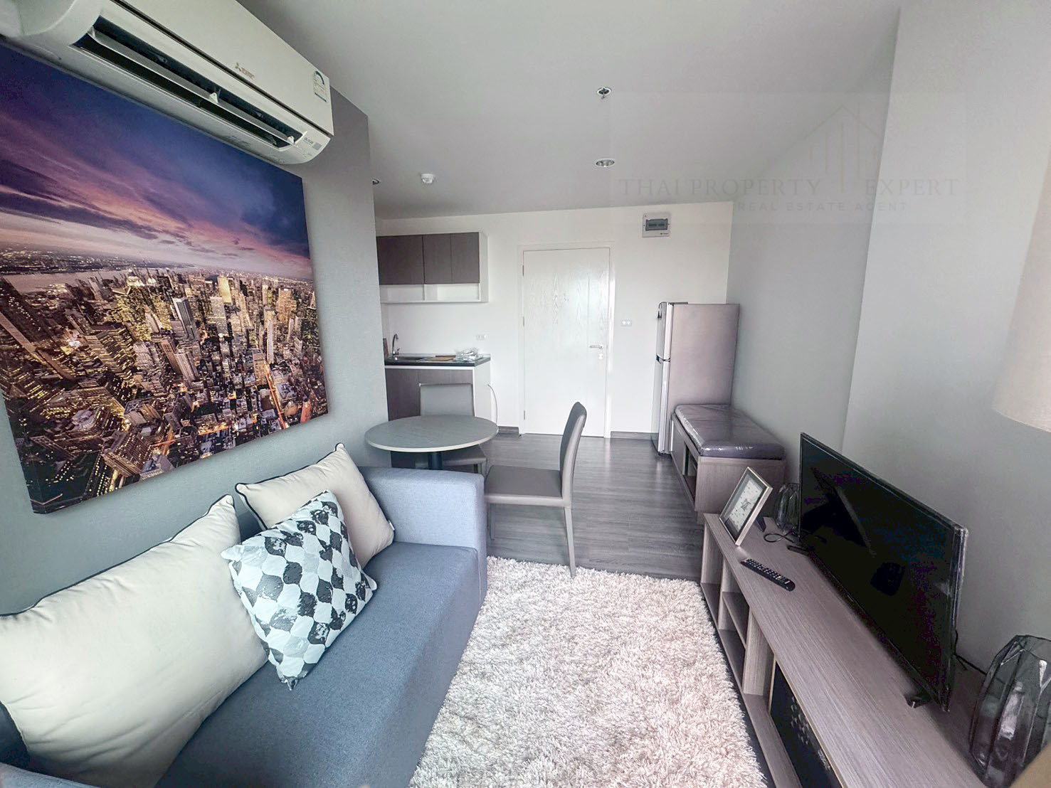 Condo for rent, The Trust Erawan, beautiful room, open city view, 17th floor, fully furnished, ready to move in. – รูปที่ 2