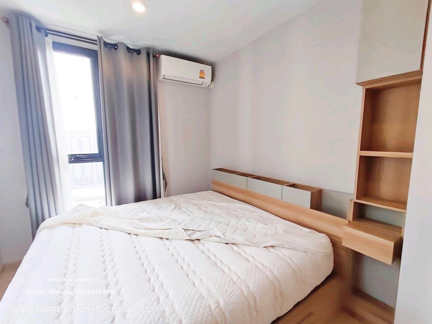 Plum Condo Pinklao Station for rent : 2 bedrooms 2 bathrooms for 51 sqm. Pool View Corner room on 11st  floor.With fully furnished and electrical appliances with washing machine.Located on Somdetprapinklao Road , next to Pata Pinklao and 600 m. to MRT Ban – รูปที่ 2