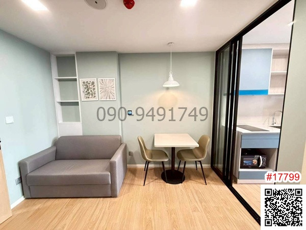 Condo for rent Atmoz Kanaal Rangsit, Building B, 4th floor, near Future Park Rangsit.