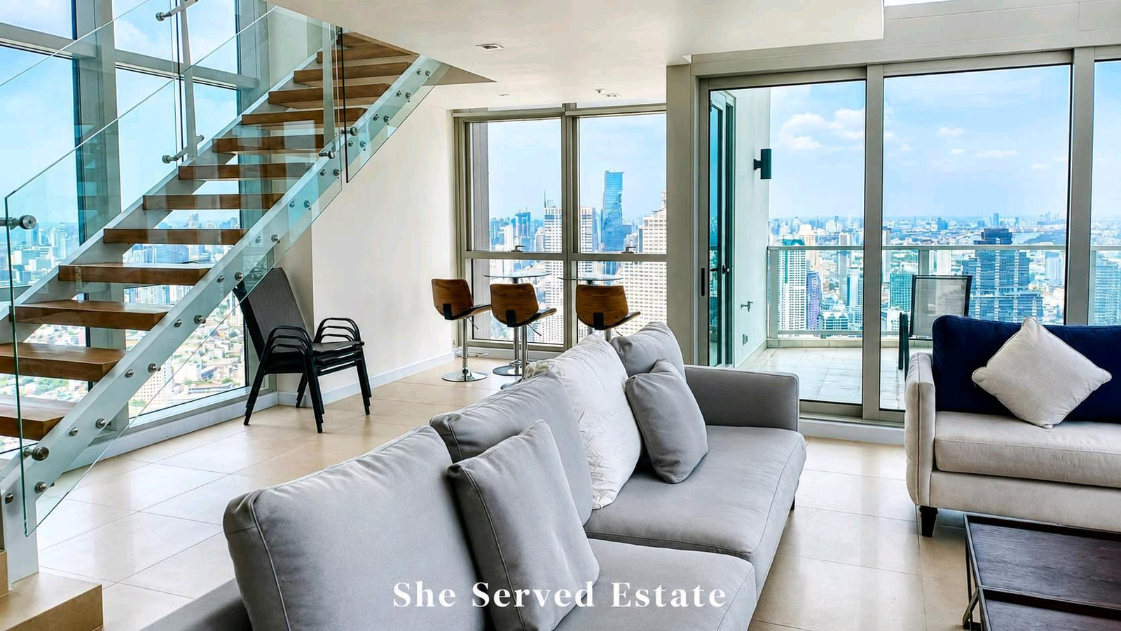 For Rent ◈The River Condominium◈ 3 Bed 4 Bath | Duplex | 410 Sq.m. | High Floor | Panoramic River View For Rent ◈The River Condominium◈ 3 Bed 4 Bath | Duplex | 410 Sq.m. | High Floor | Panoramic River View