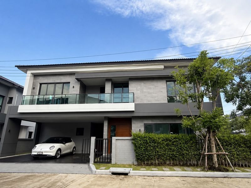 บ้านเดี่ยว 2 ชั้น เดอะซิตี้ พระราม 5 - นครอินทร์ เนื้อที่ 89.8 ตารางวา 4 ห้องนอน ตำบลบางคูเวียง อำเภอบางกรวย จังหวัดนนทบุรี