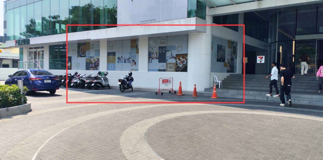ให้เช่า พื้นที่ธุรกิจ สาทร - นราธิวาสราชนครินทร์ ใกล้ รถไฟฟ้า BTS ช่องนนทรี มีที่จอดรถ ทำเลเด่น ชั้น G ติดถนนใหญ่ ขนาด 154 ตารางเมตร