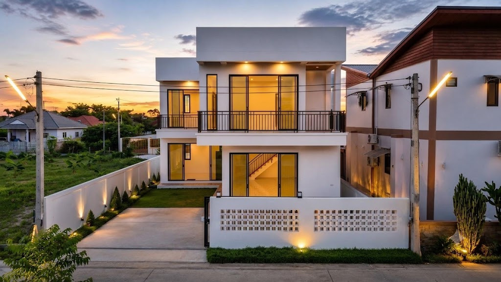บ้านเดี่ยวชะอำสร้างใหม่ สไตล์โมเดิร์น พร้อมเข้าอยู่ วิวภูเขา ใกล้ทะเล บ้านเดี่ยวชะอำสร้างใหม่ สไตล์โมเดิร์น พร้อมเข้าอยู่ วิวภูเขา ใกล้ทะเล