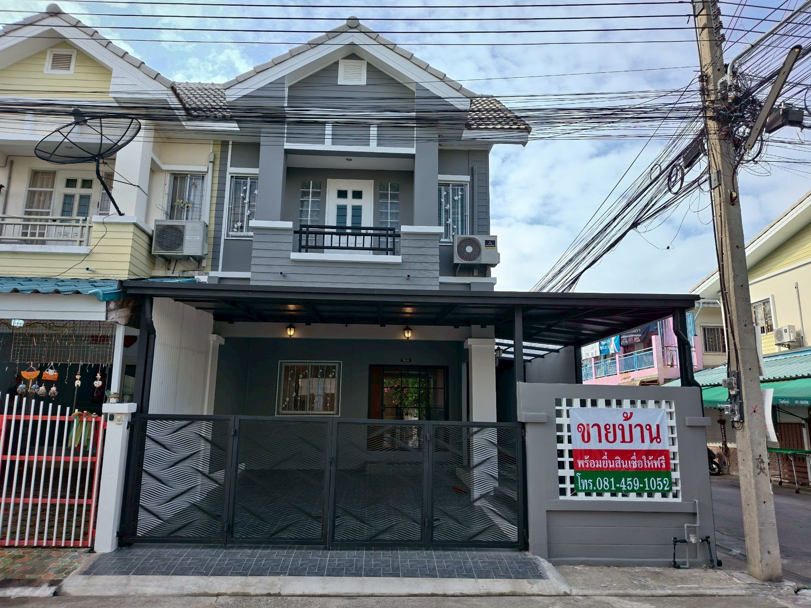 ทาวน์เฮ้าส์หลังมุม 27.8 ตร.วา รีโนเวทใหม่แต่งสวยพร้อมอยู่ วิเศษสุขเฟส4-พระราม2
