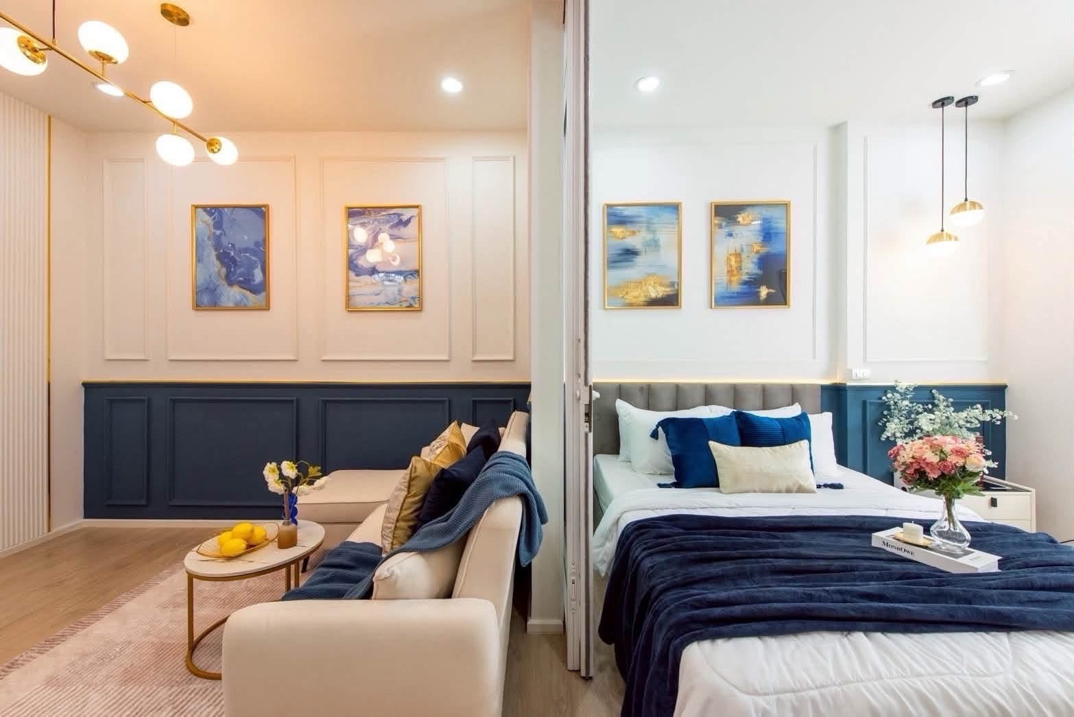 🌿 For rent S1 Rama 9 | Low-rise, beautiful room, ready to move in, price only 16,000 baht/month ✨