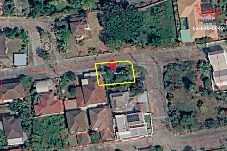 Cheap land for sale, appraised price 79 sq m, Khum Phaya Garden Home, Chiang Mai - Hang Dong Road, near Chiang Mai Airport. – รูปที่ 3