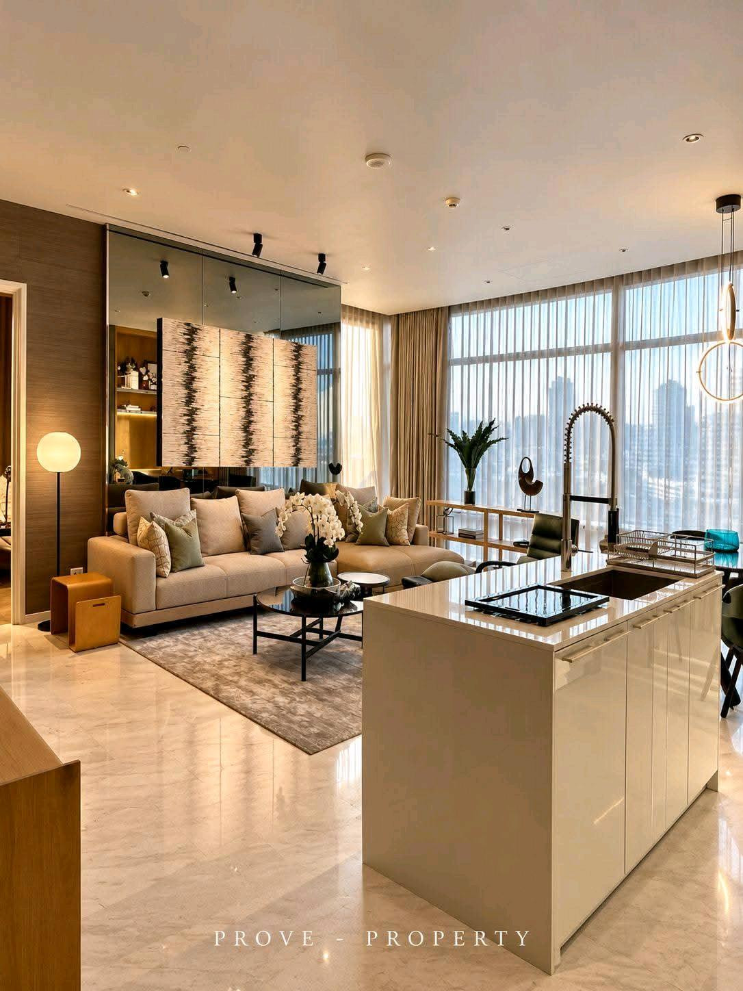 For Rent ◈ Four Seasons Private Residences ◈ 2 Bed 138 Sq.m. | 6th Floor | Beautiful panoramic river views with unforgettable sunsets. For Rent ◈ Four Seasons Private Residences ◈ 2 Bed 138 Sq.m. | 6th Floor | Beautiful panoramic river views with unforgettable sunsets.
