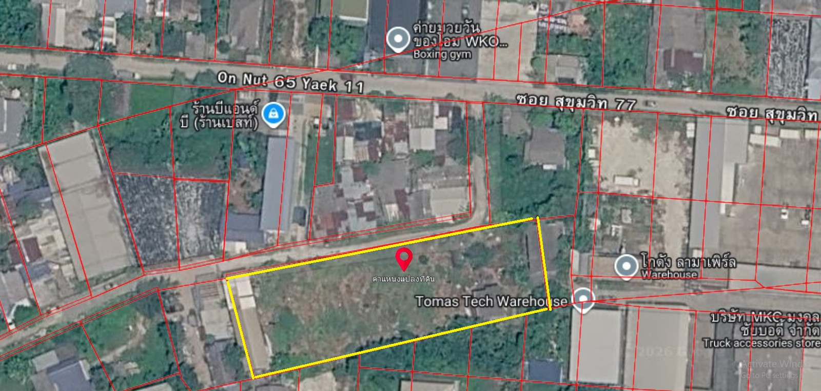 ให้เช่า ที่ดิน 600 ตรว. ซอย อ่อนนุช 65 แยก 11 – รูปที่ 4