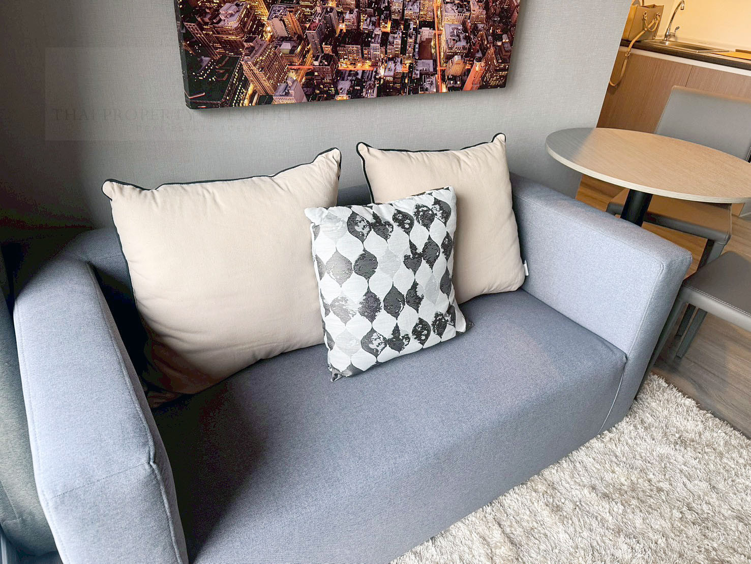 Condo for rent, The Trust Erawan, beautiful room, open city view, 17th floor, fully furnished, ready to move in. – รูปที่ 3
