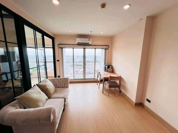 ✨ Beautiful room, complete furniture. Ready to move in, good location, near BTS Talat Phlu and The Mall Tha Phra.