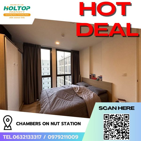 #R10519 🎉 130769 Condo for rent CHAMBERS On Nut Station.