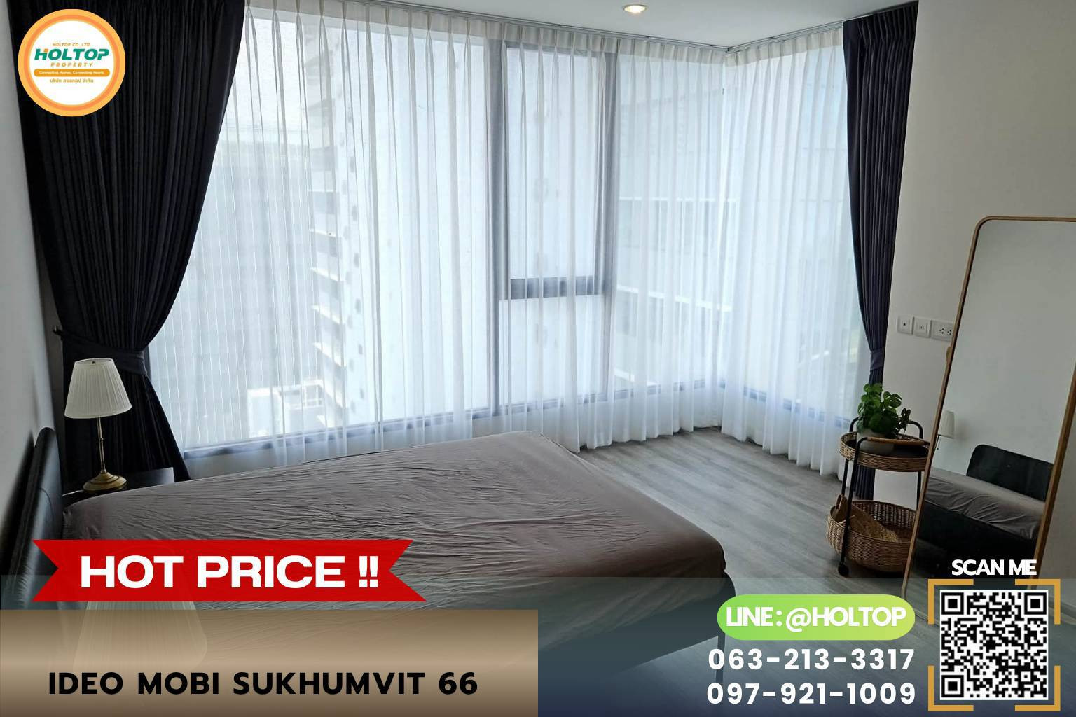 #L932🎉 15/07/69 Condo for Rent | Ideo Mobi Sukhumvit 66