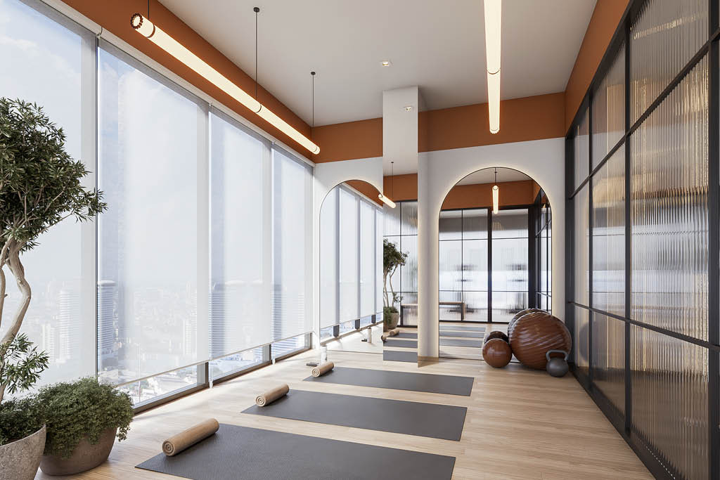 Terra 2, corner room, 31 sq m, north and east, high floor, beautiful position. – รูปที่ 4