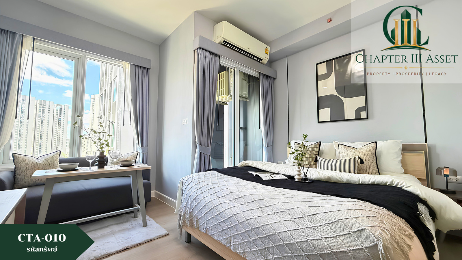 🌿 𝗖𝗵𝗮𝗽𝘁𝗲𝗿 𝗢𝗻𝗲 𝗘𝗰𝗼 𝗥𝗮𝘁𝗰𝗵𝗮𝗱𝗮 - 𝗛𝘂𝗮𝗶𝗸𝘄𝗮𝗻𝗴 เพียง 𝟮.𝟭𝟵 ล้าน 🔥 คอนโดรีโนเวทใหม่ สไตล์สวย พร้อมอยู่ ส่วนกลางใหญ่ 𝟰 ไร่ บรรยากาศร่มรื่นสไตล์ 𝗦𝗰𝗮𝗻𝗱𝗶𝗻𝗮𝘃𝗶𝗮𝗻 – รูปที่ 3