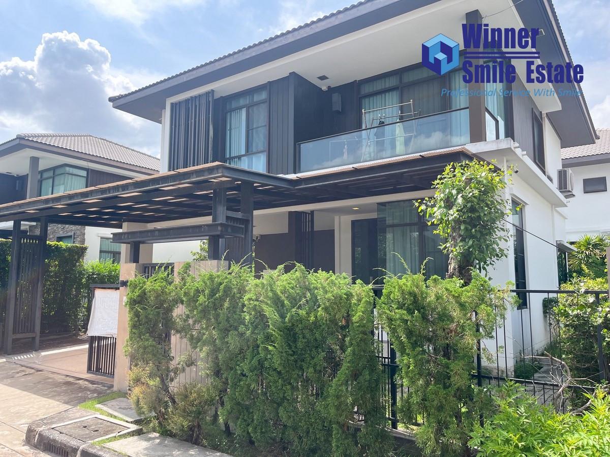 Urgent!!! Single house for sale, Mantthana Lake Watcharapol, Phase 2. Urgent!!! Single house for sale, Mantthana Lake Watcharapol, Phase 2.