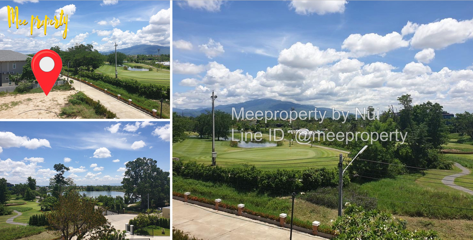 ขายที่ดินผืนสวย 318 ตร.ว. ติดสนามกอล์ฟ North Hill เชียงใหม่ 🌿อำเภอหางดง เชียงใหม่  ME-280