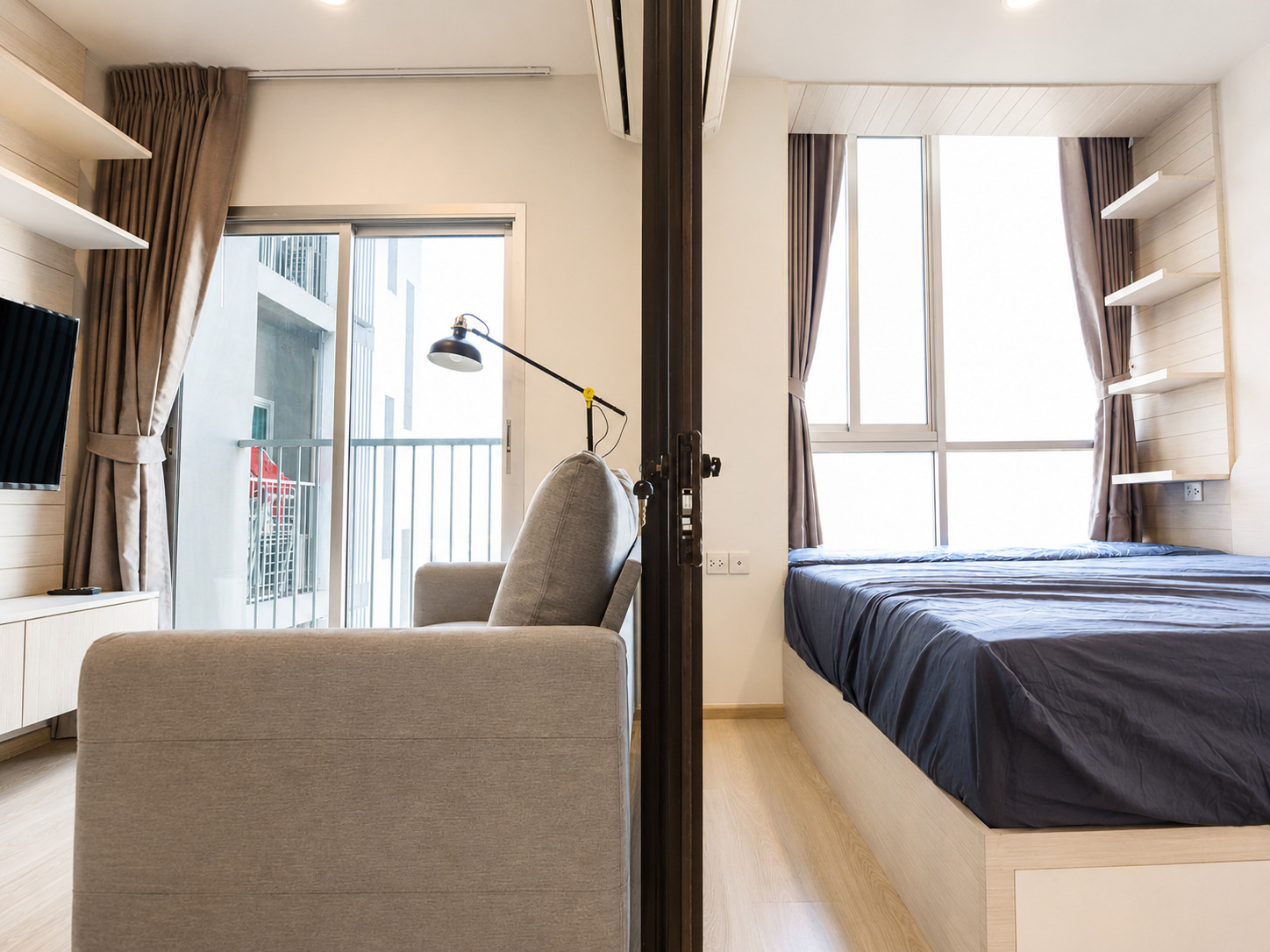 For sale with tenant Noble Revolve Ratchada (Noble Revolve Ratchada) 26 sq m., 9th floor, beautiful view, ready to be near MRT Cultural Center. – รูปที่ 3