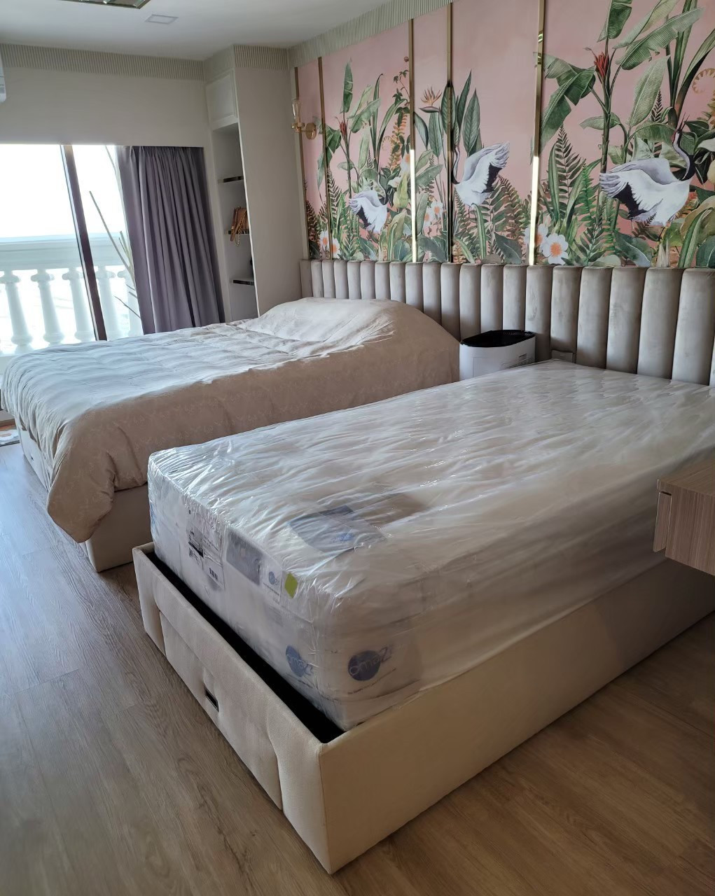 Come see the fireworks in our room @Lebua at State Tower (State Tower), ready-to-move-in condo.  Location in the heart of the city, near Assumption College, Bangrak, BTS Saphan Taksin, view of the Chao Phraya River, the icon siam side. – รูปที่ 2
