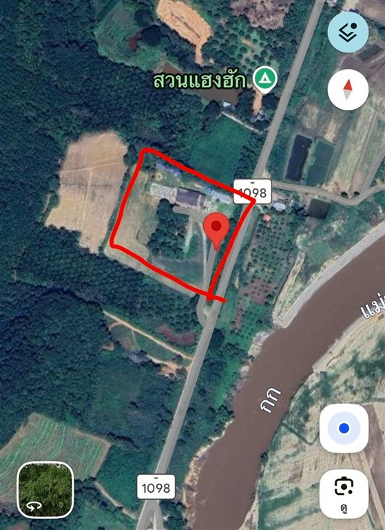 Empty land, 16 rai, land near Hang Hug Park. National Highway No. 1098 Rural Highway Chor.1063, Mae Chan, Chiang Rai Empty land, 16 rai, land near Hang Hug Park. National Highway No. 1098 Rural Highway Chor.1063, Mae Chan, Chiang Rai