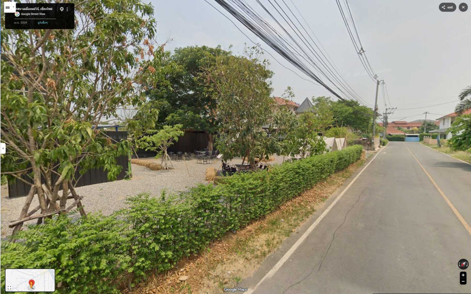 Land for sale, orange layout, potential location, near Maejo University, 1 km, 206 sq m.
