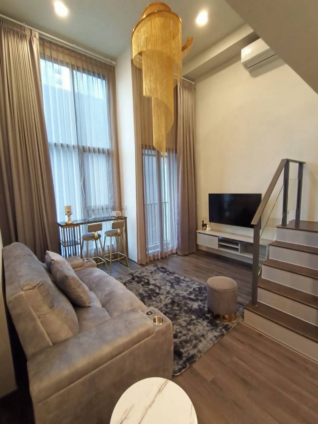 🏙Duplex 2 ชั้น 🔥Knightsbridge space พระราม9🔥🚅 ติด MRT พระราม9 ‼️ใกล้ Central Rama 9,Fortune☎️Tel/What App:0917061999 คุณกวา – รูปที่ 3