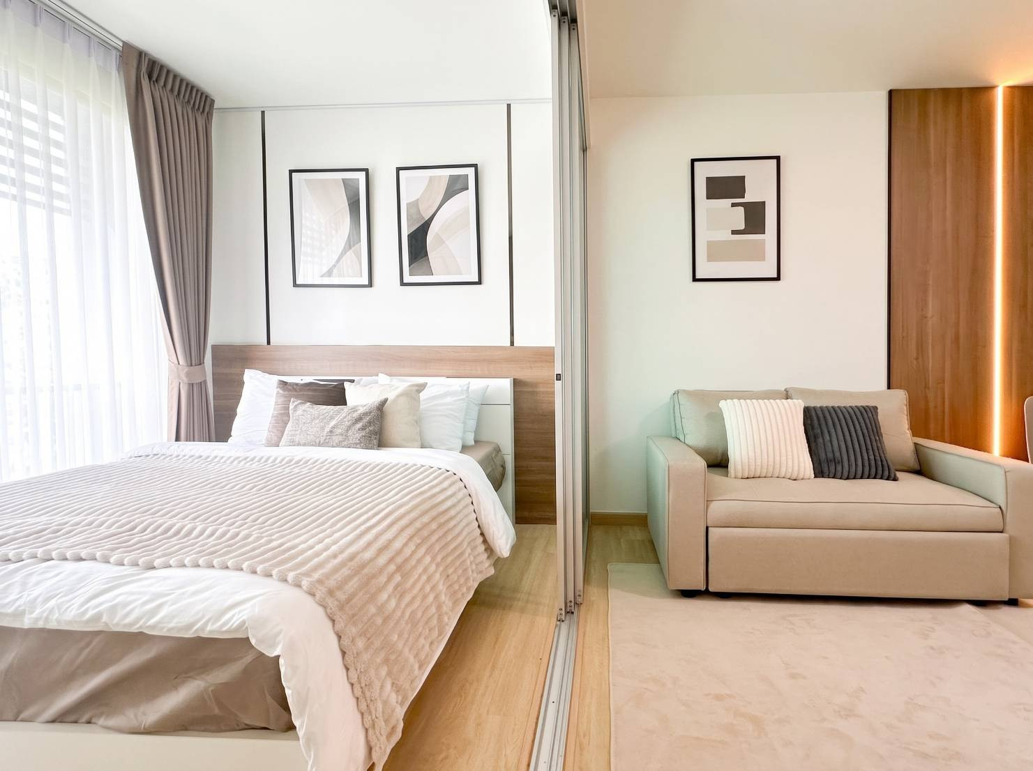 ห้องสวยแต่งครบ พร้อมเข้าอยู่⭐ A Space Me Sukhumvit 77 (เอ สเปซ มี สุขุมวิท 77) – รูปที่ 4