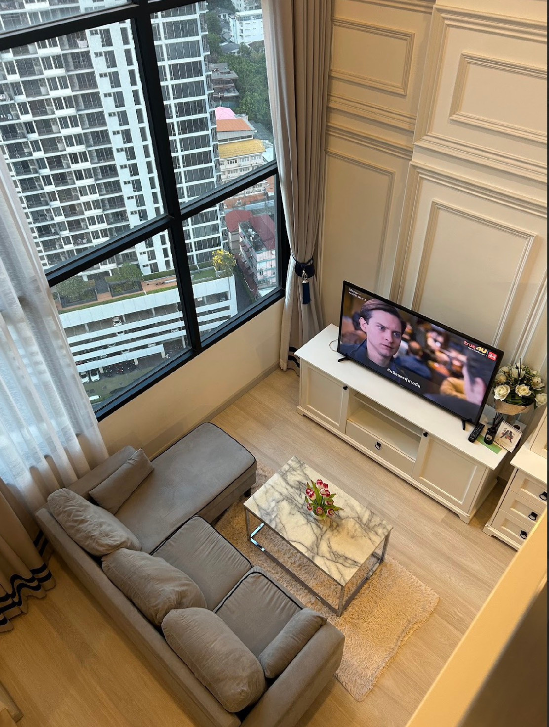 🏙 ให้เช่า Knightbridge Prime Sathorn  ห้องสวย เพดานสูง วิวเมือง 