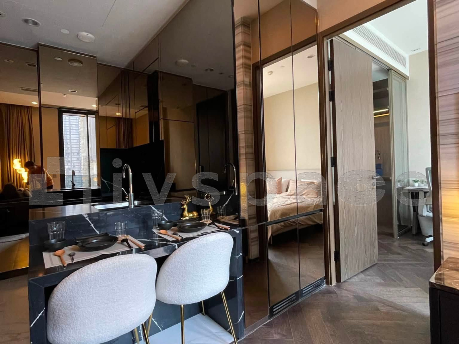 ▚ LL137ツ ให้เช่า: The ESSE Sukhumvit 36 1 ห้องนอน 38.5ตร.ม. ห้องใหม่มาก วิวโล่งไม่บล็อก หันหน้าเข้า BTS ทองหล่อ✨ – รูปที่ 4