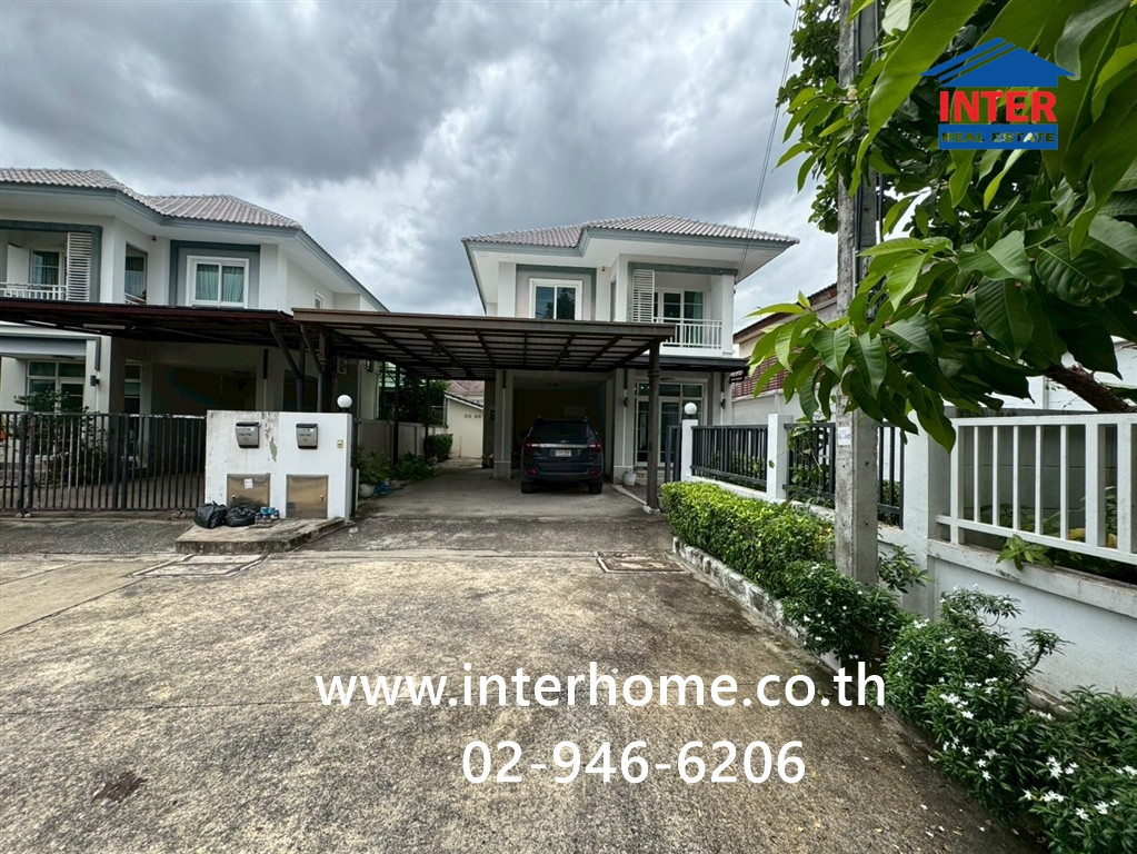 2-story detached house, 70.4 sq m, Sena Ville Village, Ramintra, near Fashion Island, Soi Khubon 27, Intersection 60, Ramintra Road, Khubon Road, Bang Khen District, Bangkok 2-story detached house, 70.4 sq m, Sena Ville Village, Ramintra, near Fashion Island, Soi Khubon 27, Intersection 60, Ramintra Road, Khubon Road, Bang Khen District, Bangkok