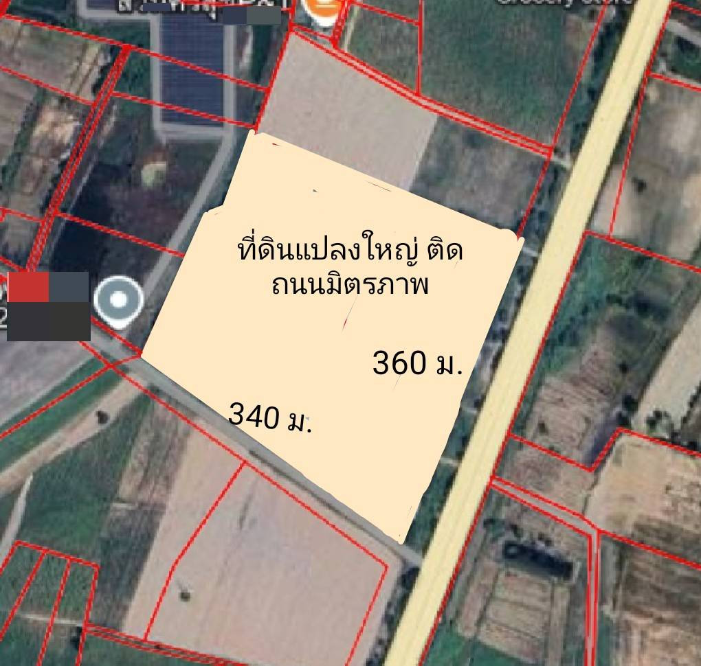 ขายที่ดินขอนแก่น 67 ไร่ แปลงใหญ่ ตําบลเขาสวนกวาง ติดถนนมิตรภาพ  – รูปที่ 2