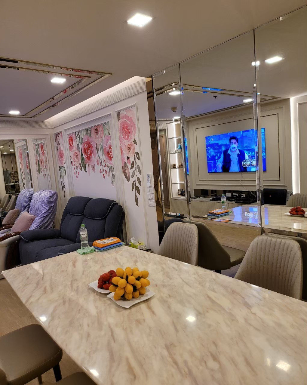 Come see the fireworks in our room @Lebua at State Tower (State Tower), ready-to-move-in condo.  Location in the heart of the city, near Assumption College, Bangrak, BTS Saphan Taksin, view of the Chao Phraya River, the icon siam side. – รูปที่ 3