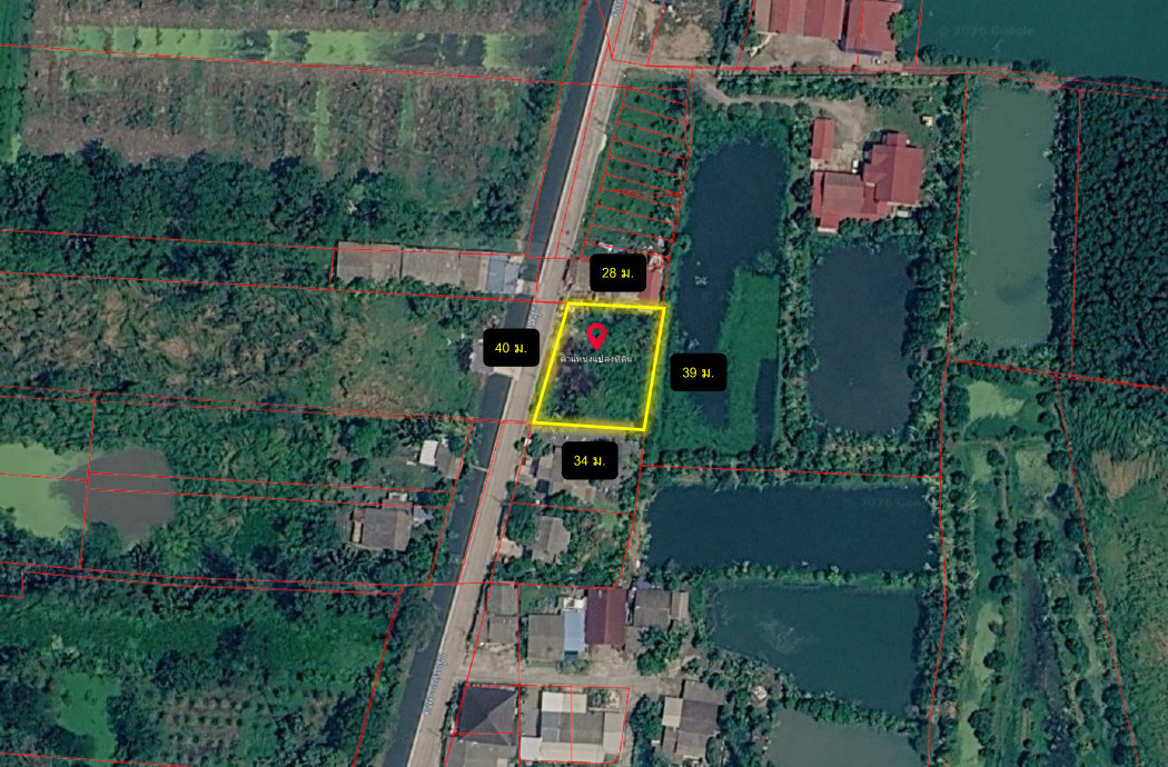 Land for sale in Na Dee, Samut Sakhon, 308.9 square wah. Close to Sathon Road 1, only 1.5 km away. DD – รูปที่ 2