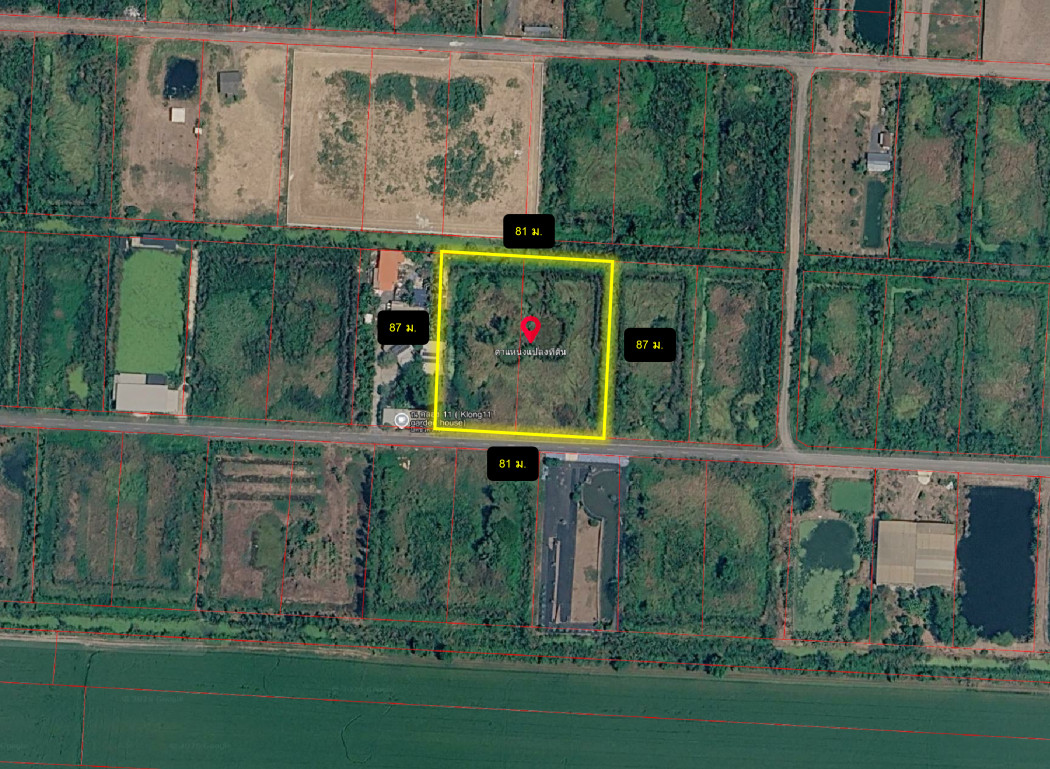 ขาย ที่ดิน ลำลูกกา คลอง 11 ขนาด 4 ไร่ 1 งาน 50 ตรว ใกล้ถ.ลำลูกกาแค่ 3.9 กม. KK – รูปที่ 2