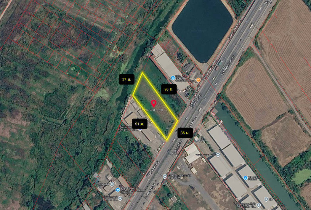 ขาย ที่ดิน ติดถนนฉลองกรุง ขนาด 698.2 ตรว เหมาะทำการค้า DD – รูปที่ 2