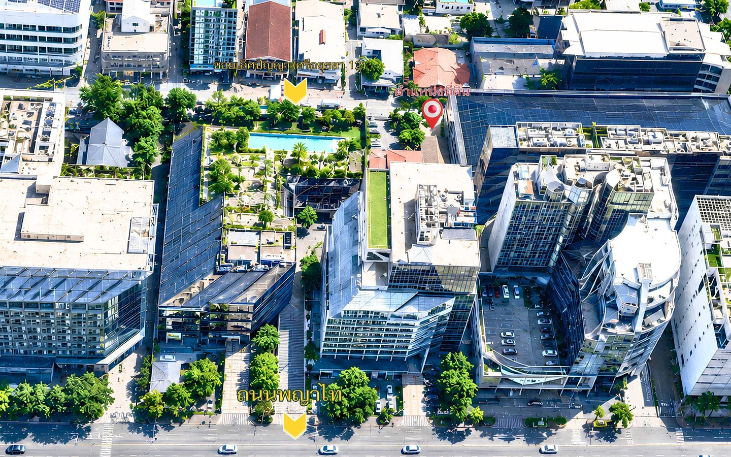 Land for sale in Soi Rang Nam, 103.5 sq m, through Sri Ayutthaya 12, red layout, near BTS Phaya Thai and Victory Monument. – รูปที่ 2