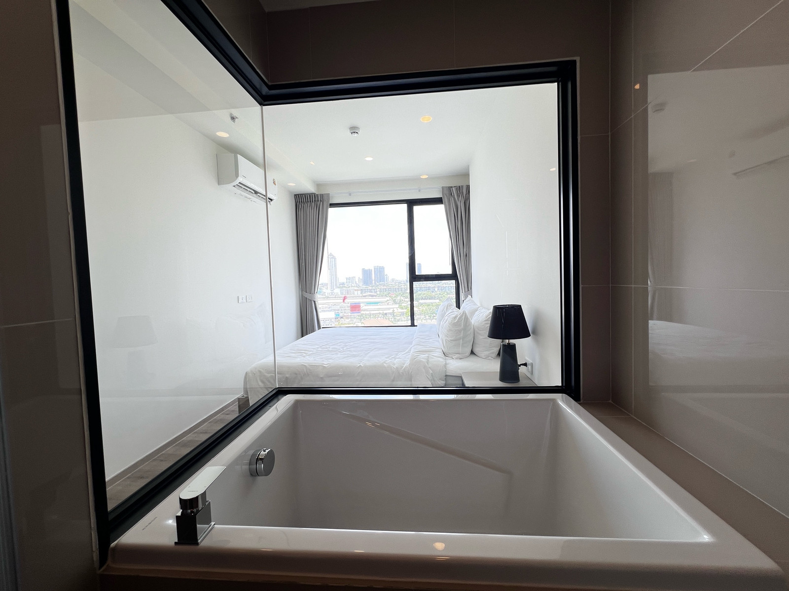 คอนโดให้เช่า Origin Place Bangna | 1 ห้องนอน 35 ตร.ม. พร้อมอ่างอาบน้ำ | ใกล้ Mega Bangna และ IKEA | พร้อมเข้าอยู่ – รูปที่ 2