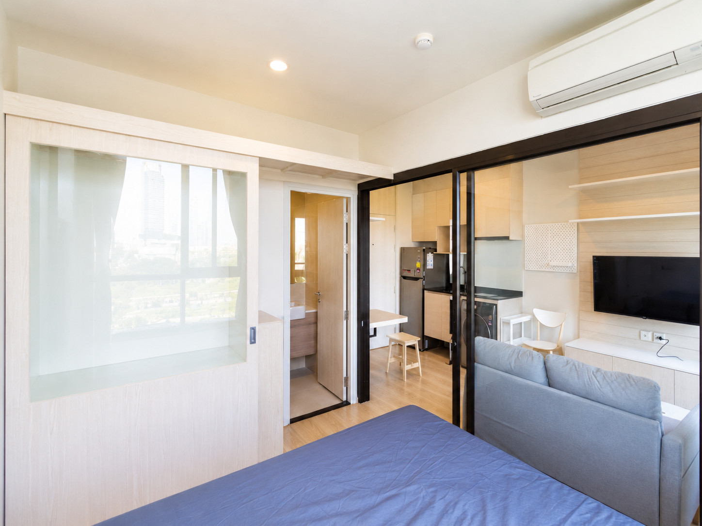 For sale with tenant Noble Revolve Ratchada (Noble Revolve Ratchada) 26 sq m., 9th floor, beautiful view, ready to be near MRT Cultural Center. – รูปที่ 4