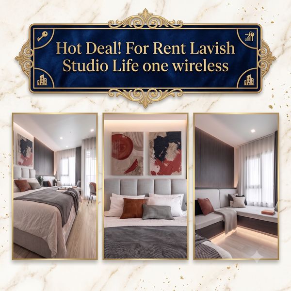 ✨Hot Deal! For Rent Lavish Studio Life one Wireless✨